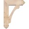 Ekena Millwork Legacy Arts and Crafts Smooth Bracket w/ Offset Brace, Douglas Fir, 7 1/2"W x 24"D x 32"H BKT0806X24X32LEC03SDF - alternate 4